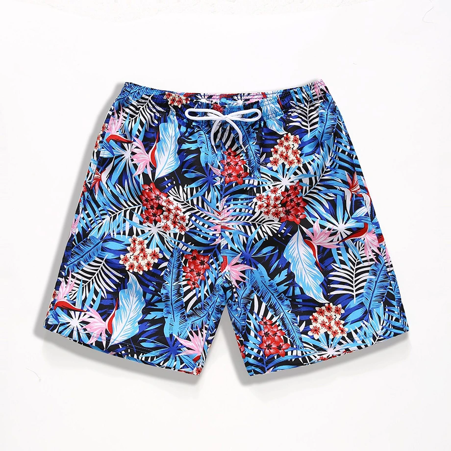 Custom Printed Mesh Beach Men Short for Hot Weather Stripes Board Shorts