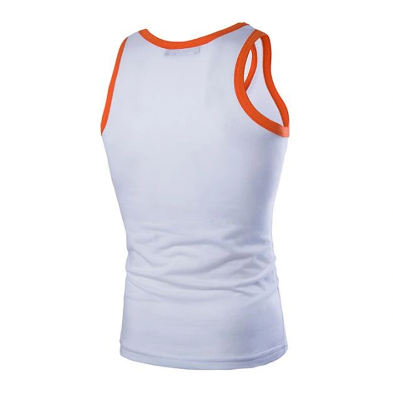 Wholesale Spandex Cotton Sleeveless Men Shirts