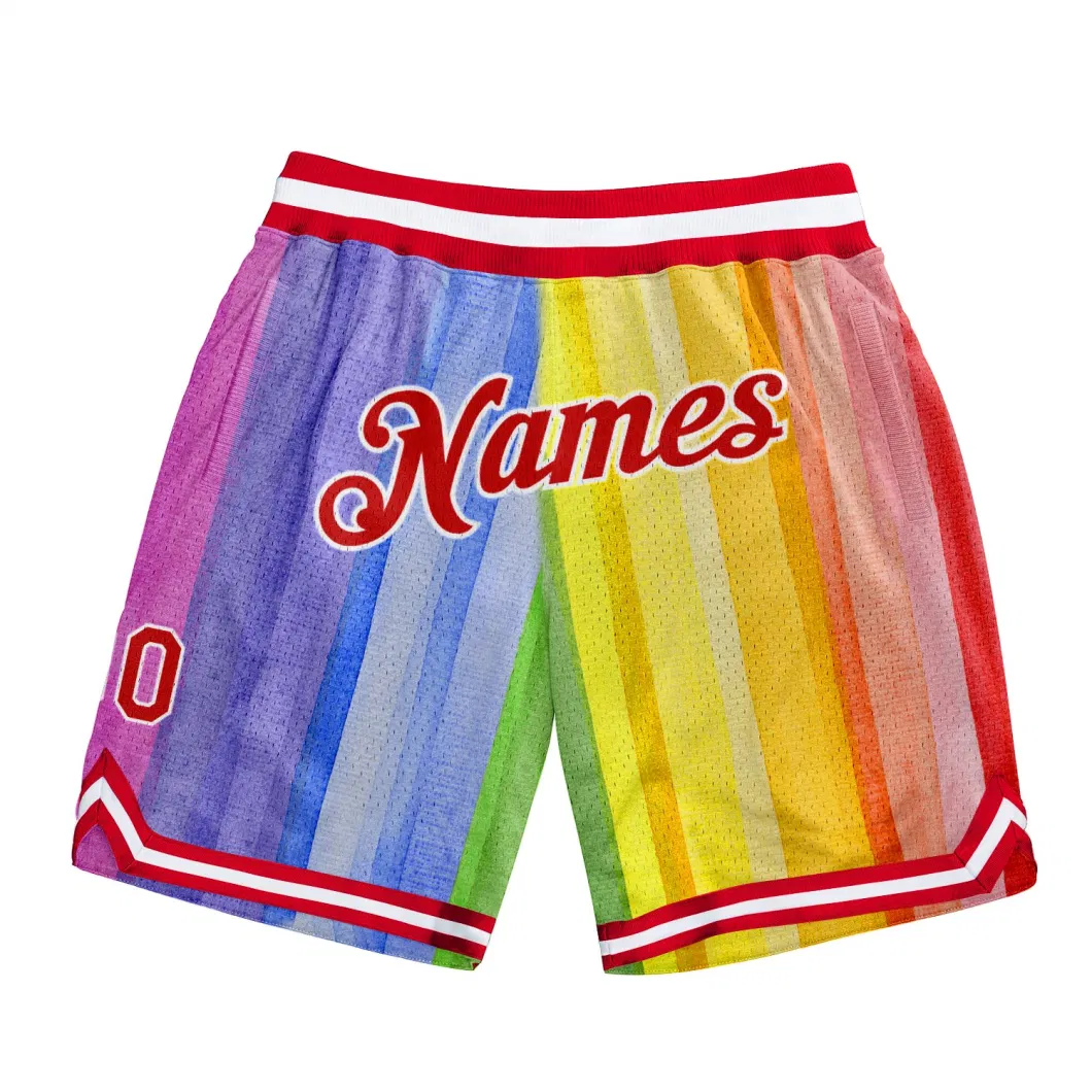 Custom Breathable Mesh Shorts Basketball Beach Active Board Men Basketball Short