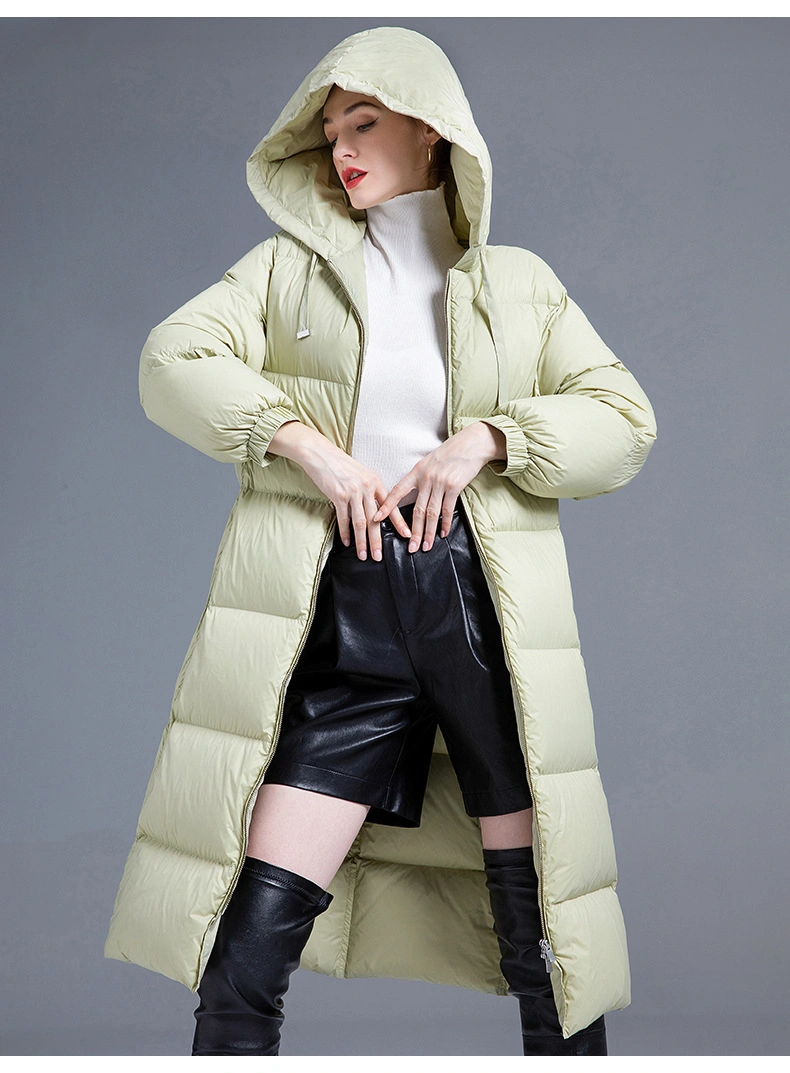 Mu Down Jacket Women&prime;s Fall/Winter 2023 New MID - and Long-Style Slimming