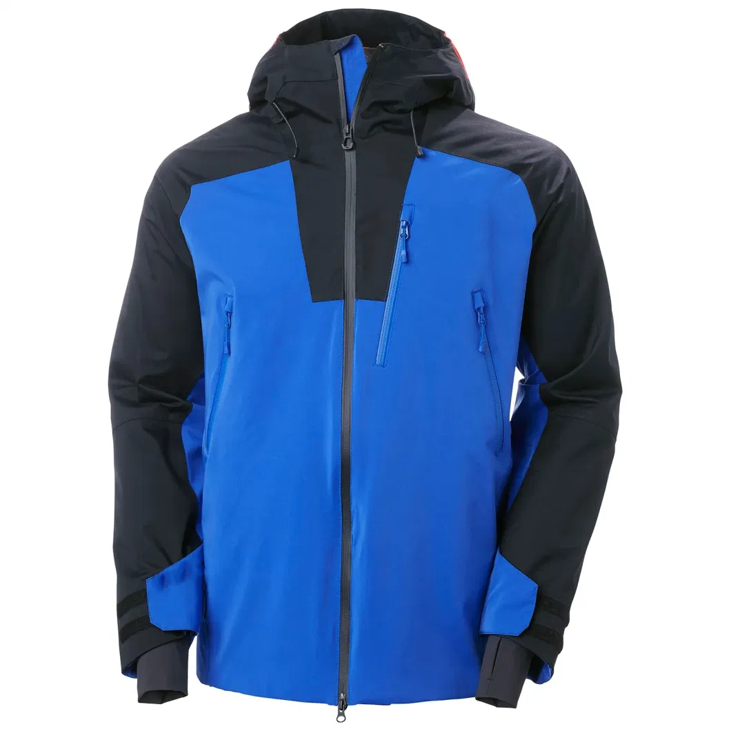 Men&prime;s Winter Down Jacket with Hood, Windproof Outdoor Ski Coat