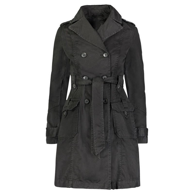 2022 Winter Thick Wool Trench Coat for Women