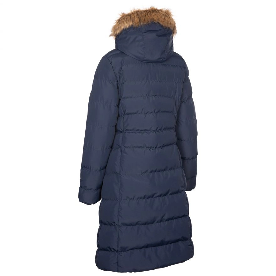 Winter Women&prime;s Polyester Fashion Padding Keep Warm Filling Jacket Fake Down Coat