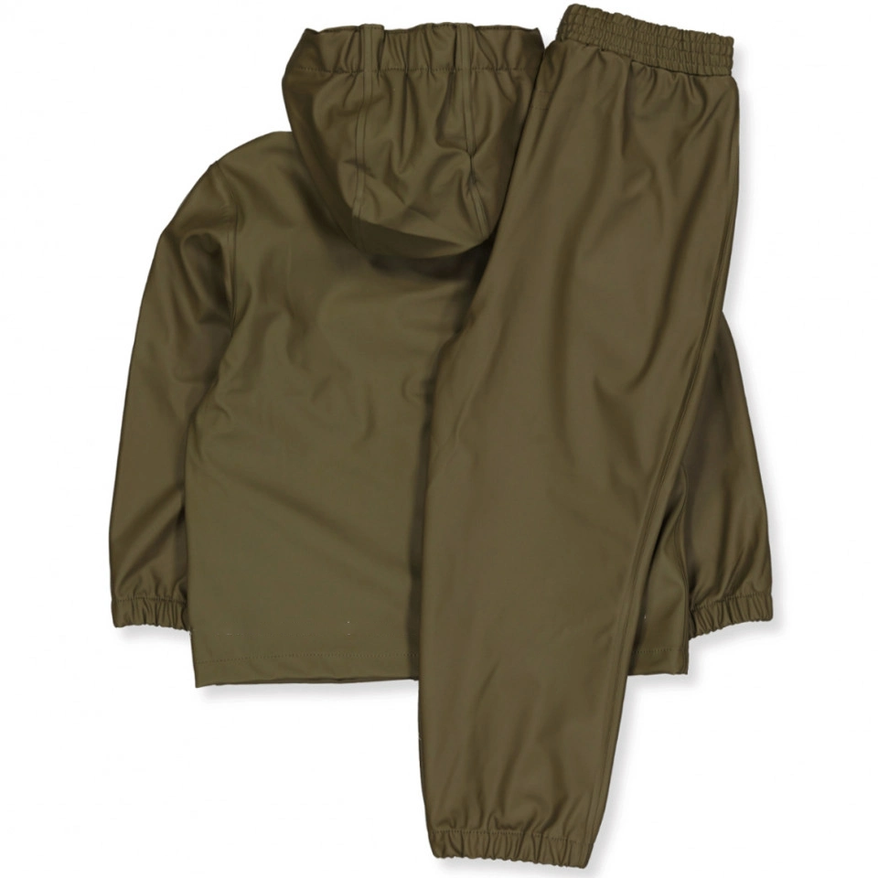 Double Layer Rainwear with Jacket and Pants Overall Custom Logo Raincoat