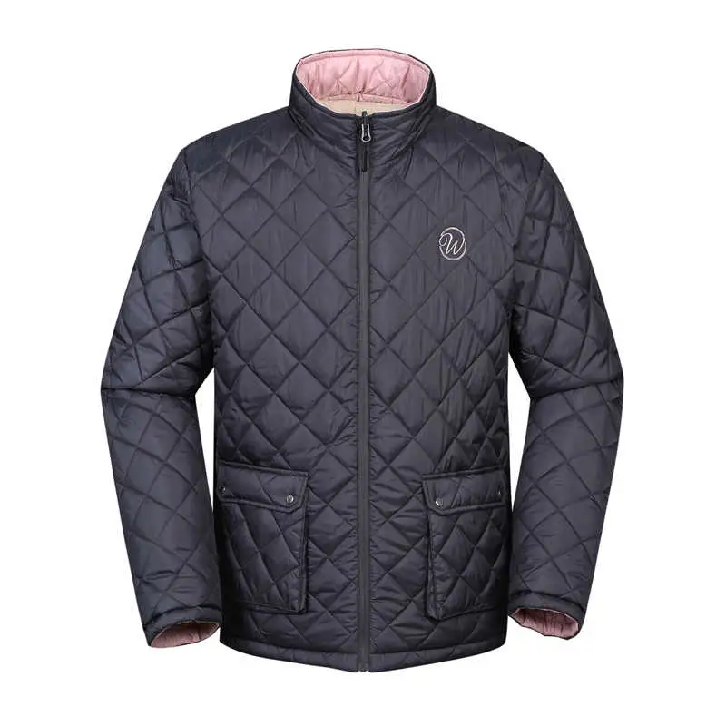 OEM Logo Hot Sell Padded Thick Goose Warm Breathable Waterproof Packable Polyester Filled Coats Outdoor Casual Duck Down Jacket