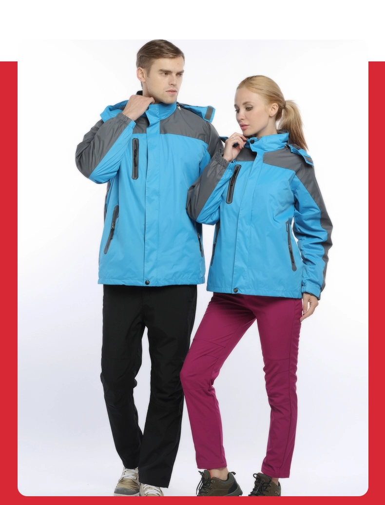 Customized Design Adult Casual Outdoor Coat Waterproof Warm Breathable Windproof Jacket