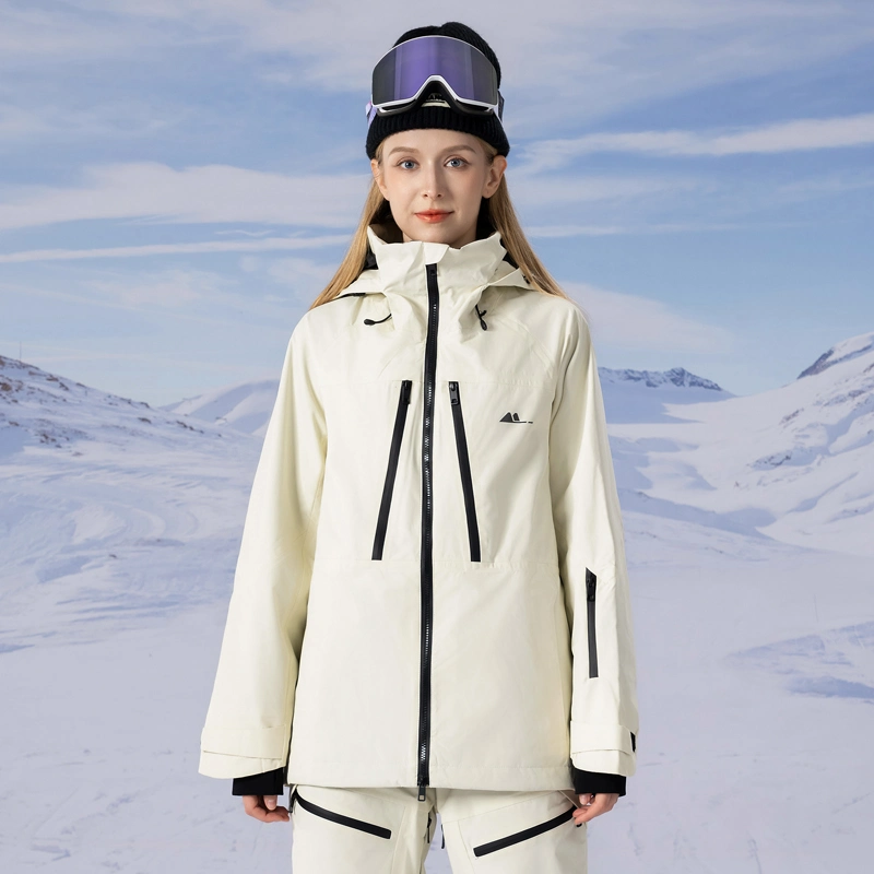 Women&prime;s Waterproof Ski Jacket Warm Winter Snow Coat Hooded Raincoat