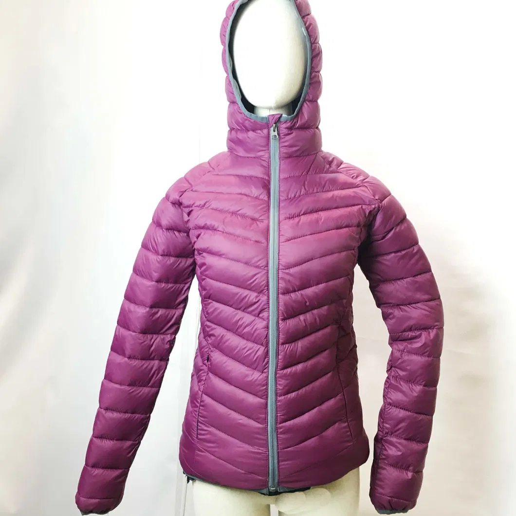 Ladies&prime; Nylon Water Repellant Fake Down Jacket, Winter Jacket, Women Jacket, Outdoor Wear, Winter Clothing, Filling Jacket, Fashion Fake Down Jacket