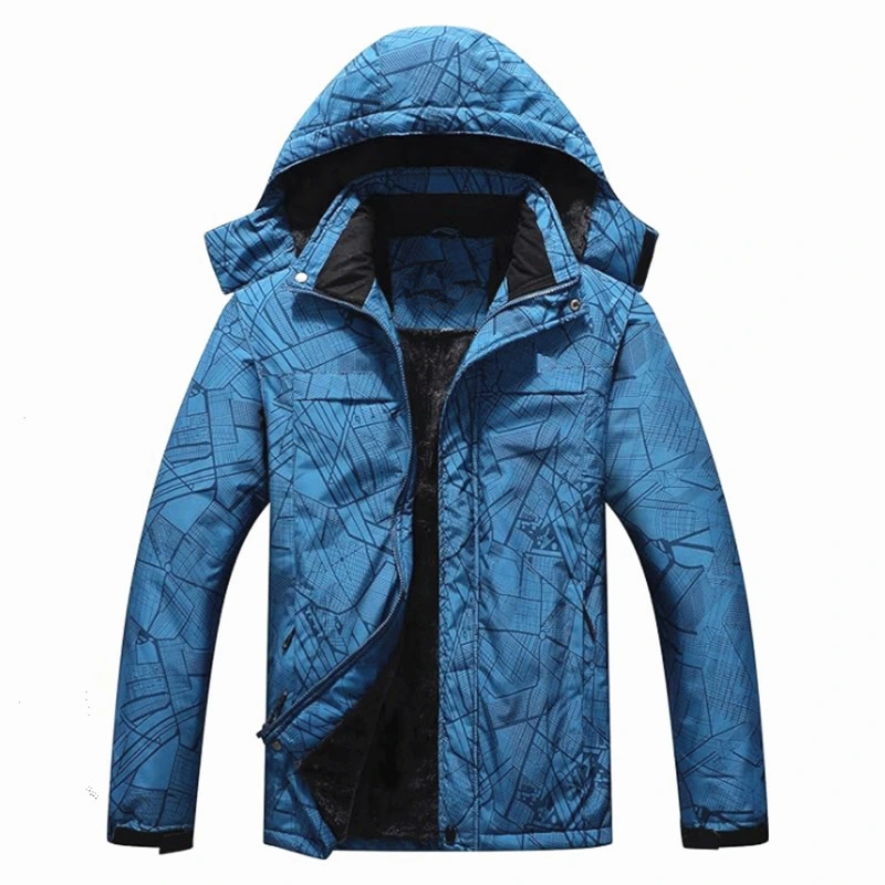 Mens Popular Fur Lined Warm Winter Windproof Waterproof Ski Jacket Sale