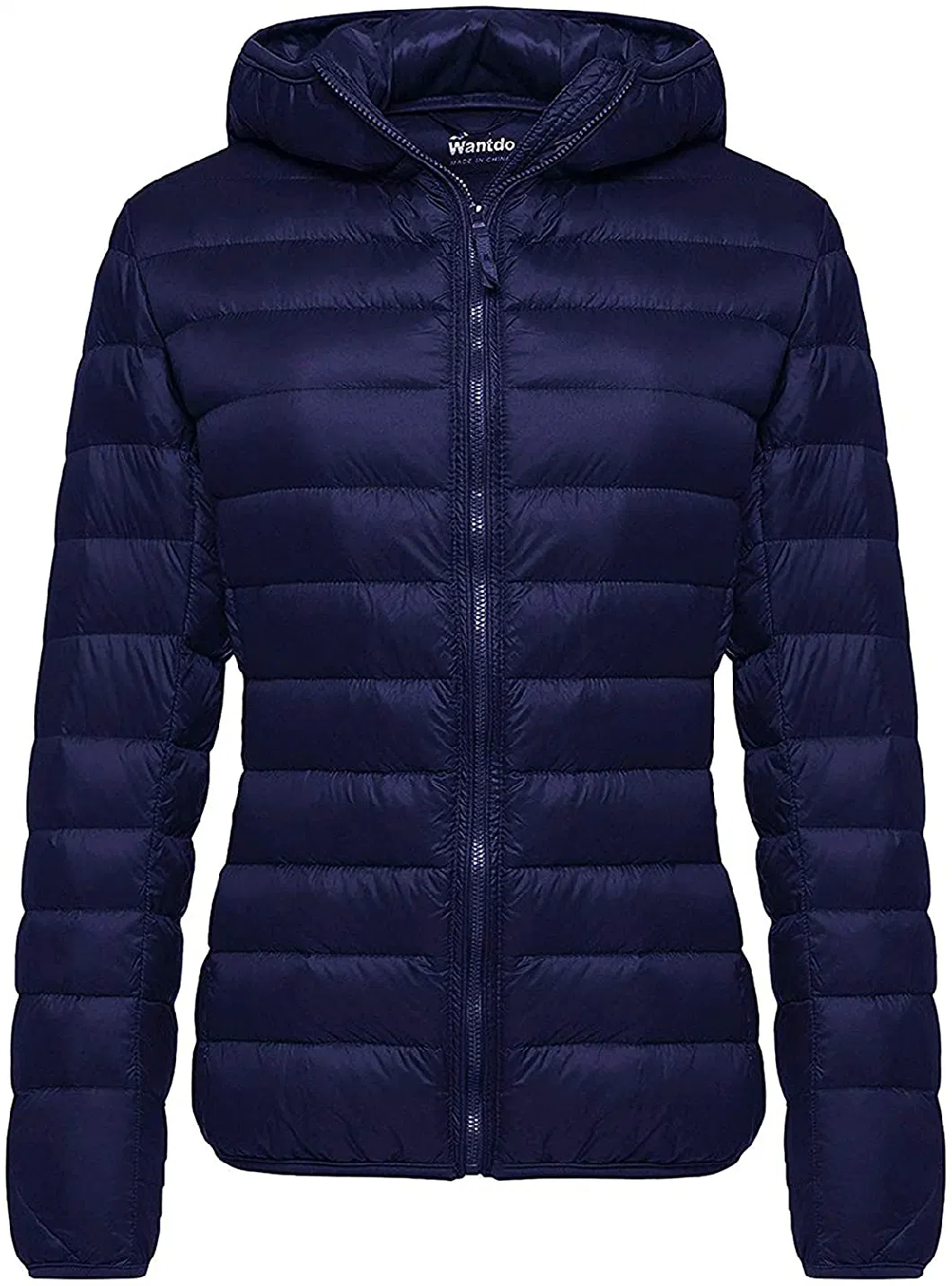 Women&prime;s Hooded Packable Ultra Light Weight Short Down Jacket