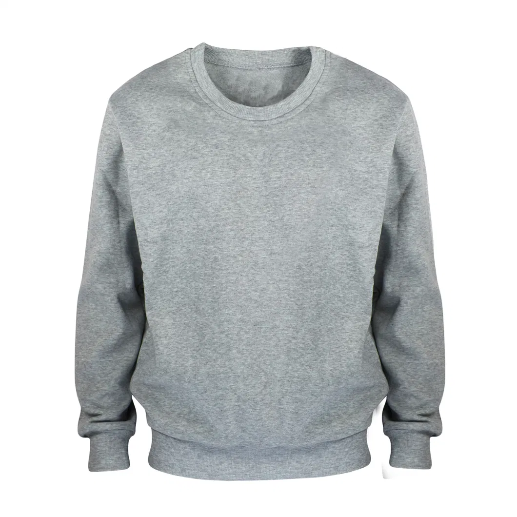 Dark Grey Color Mens Hoodie &amp; Sweatshirt Crew Neck Mens Pullover