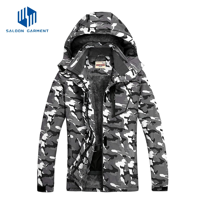 Women&prime;s Waterproof Warm Winter Snow Coat Mountain Windbreaker Hooded Raincoat Ski Jacket