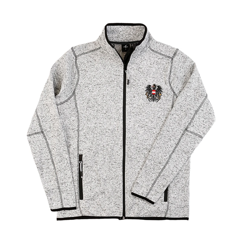 Travel Souvenir Outdoor Zip Sport Jacket with Embroidery