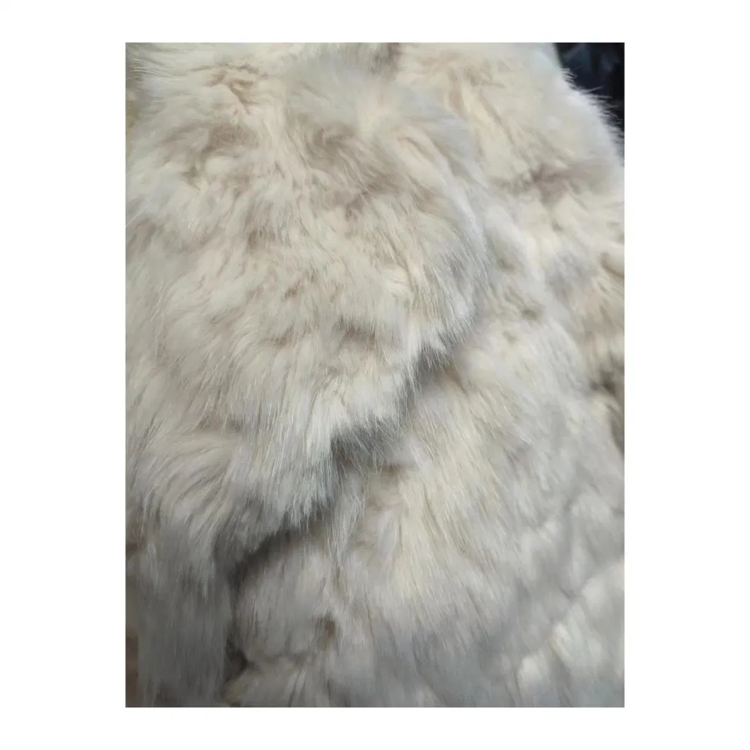 China Wholesale Clothing Women Outer Wear Faux Fur Jacket Leather Fur Coat in Winter