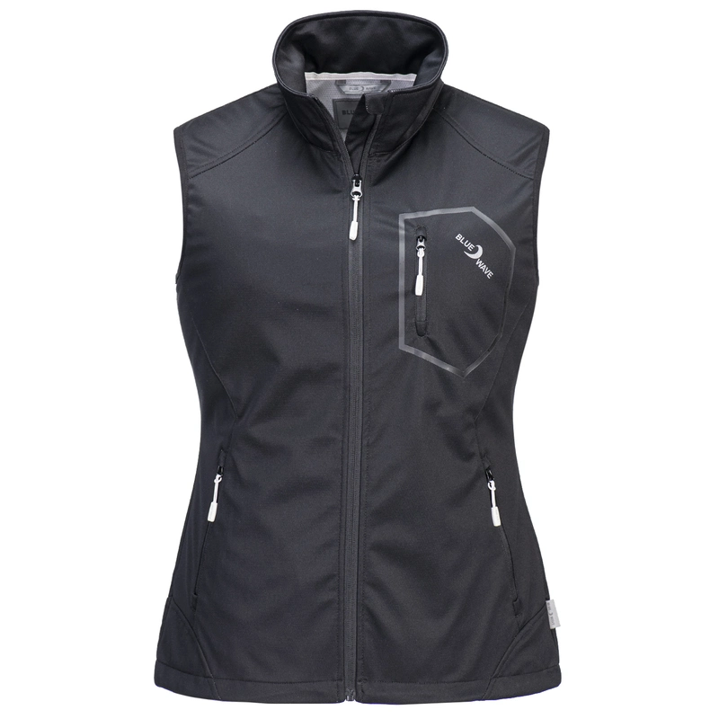 Soft Polar Fleece Winter Coat Women Full Zip Fleece Outdoor Vest with Pockets