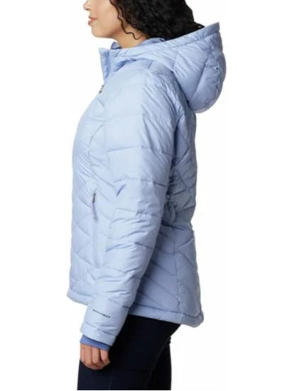 Women Winter Coat Synthetic Fibers Down Jacket with Hood and Zipper