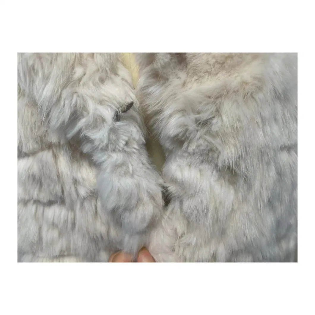 China Wholesale Clothing Women Outer Wear Faux Fur Jacket Leather Fur Coat in Winter