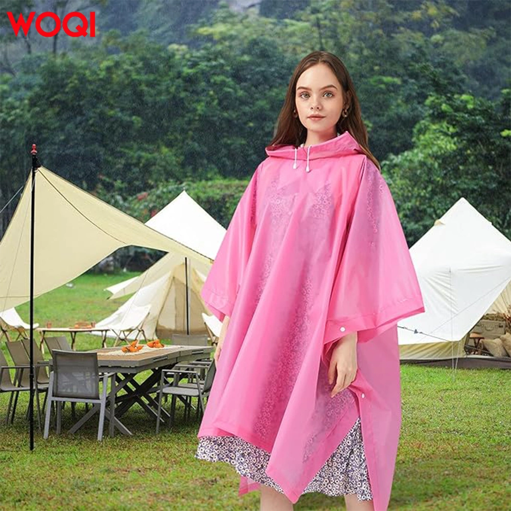 Raincoats Flower Style Outwear for Women Disposable for Adults with Pockets Portable Poncho Portable Fishing Clothing Colorful