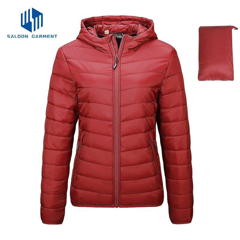 Light Weight Puffer Water-Resistant Down Jacket Coat for Women