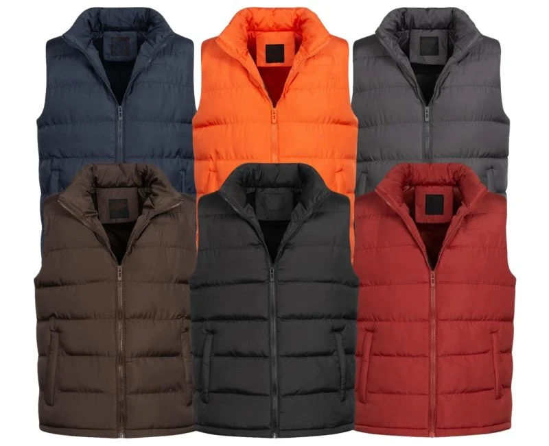 OEM Customized Embroidery Insulated Down Lightweight Men Winter Padded Vest