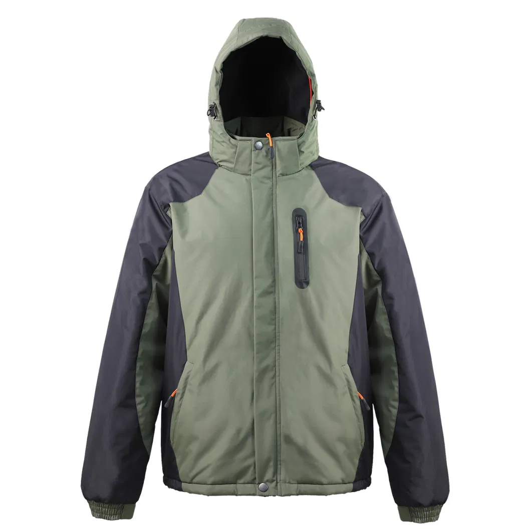 Men&prime; S Windbreaker with Padding and Hood