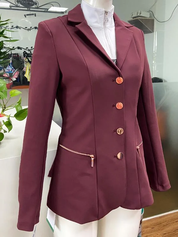 Custom Fashion Long Sleeve Women Comfort Equestrian Show Horse Riding Show Jackets