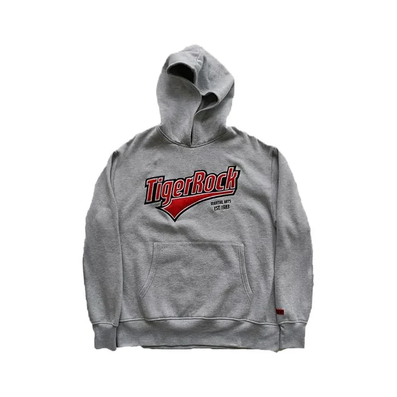 Plus Size Leisure High Street Embroidery Custom Printing Fleece Inside Hoodie Pullover