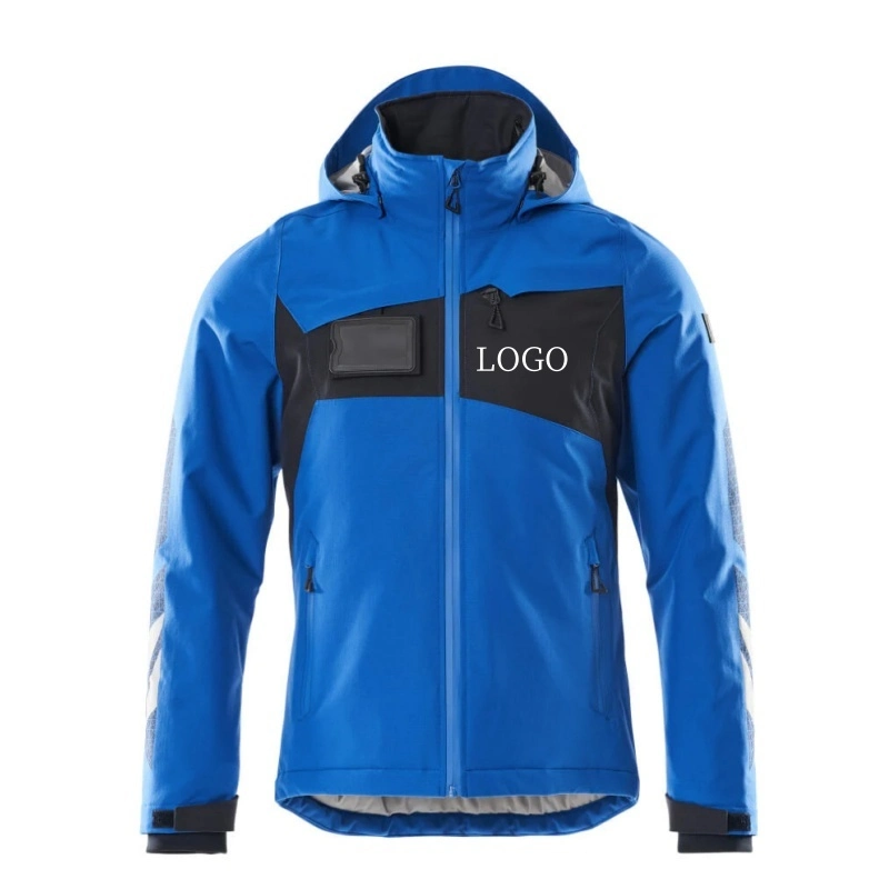 Custom Embroidery Windproof Breathable Zip up Rain Coat Outwear Leisure Sports Windbreaker Jacket