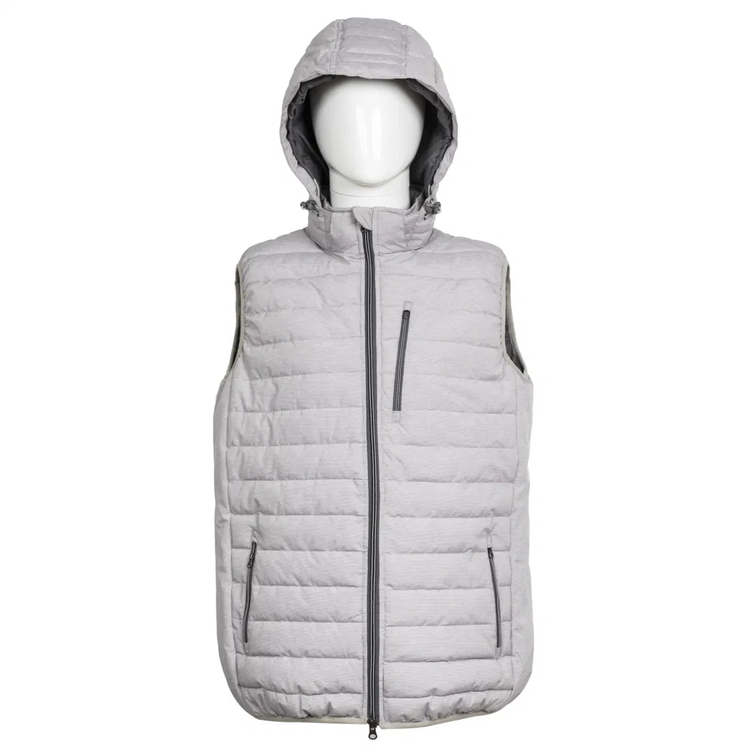 Men Ultra Light Weight Warm Sleeveless Jackets Padded Quilted Fake Down Vest Puffer Jacket Vest