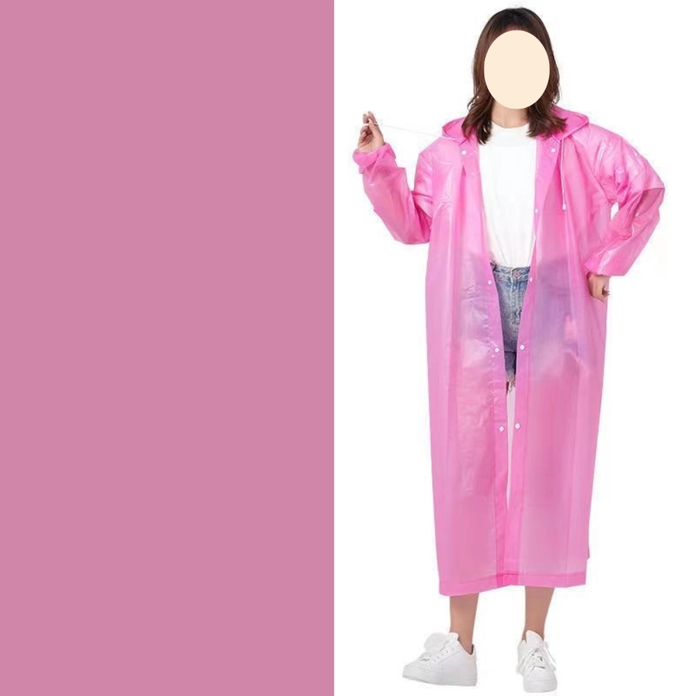 Portable Raincoat Long Section Anti-Storm Transparent Thickening Adult Men and Women Large Size Hotel Travel Disposable Raincoat Bl23266