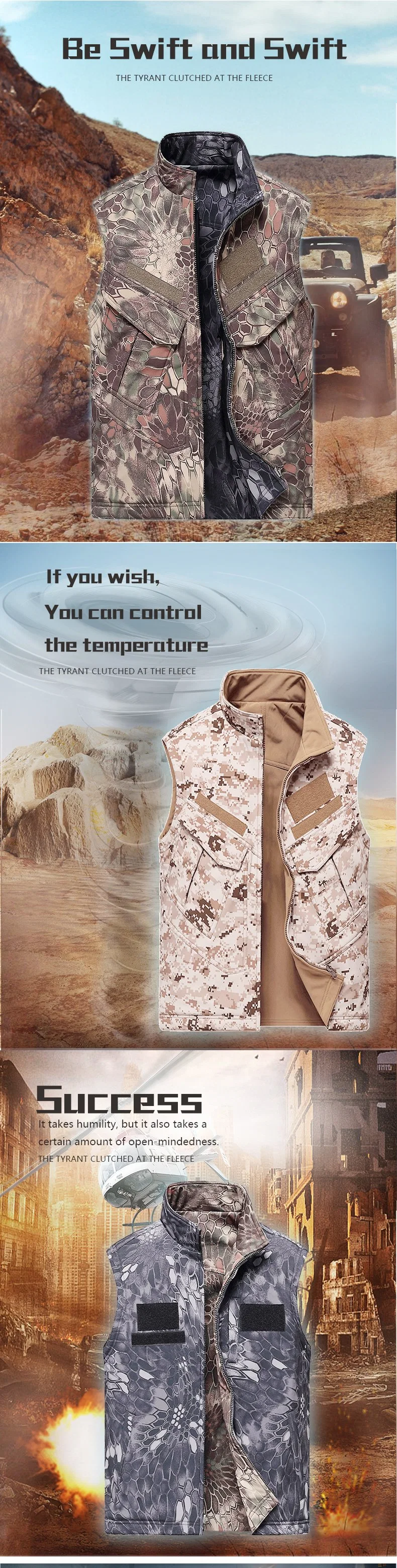 Soft Shell Vest with Windproof Technology