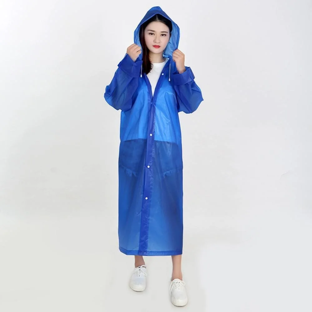 Thick Portable Hooded Rain Coat Adult Outdoor Travel Hoodie Men Women Bl20380