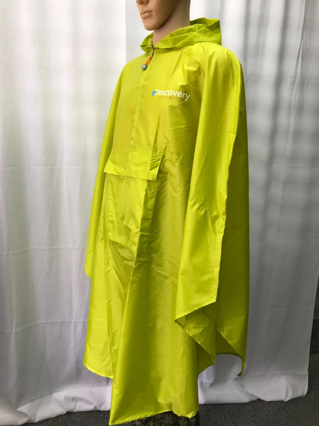 Polyester with PVC Advertising Raincoat with Printing Logo for Women