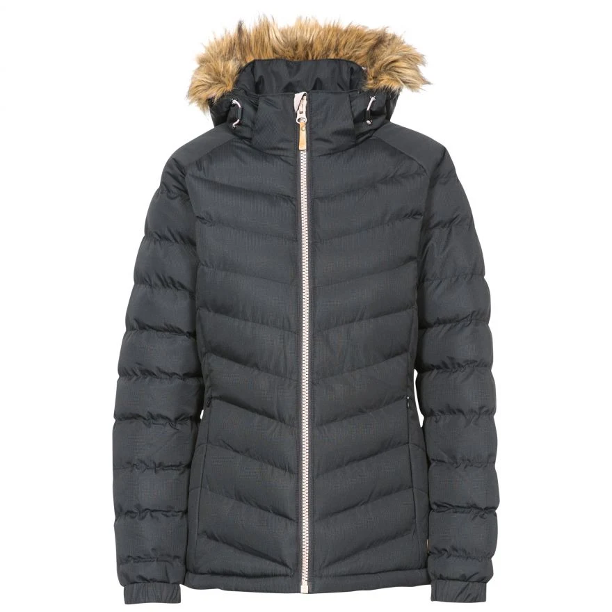 Winter-Ready Women&prime;s Padded Jacket with Zip off Hood