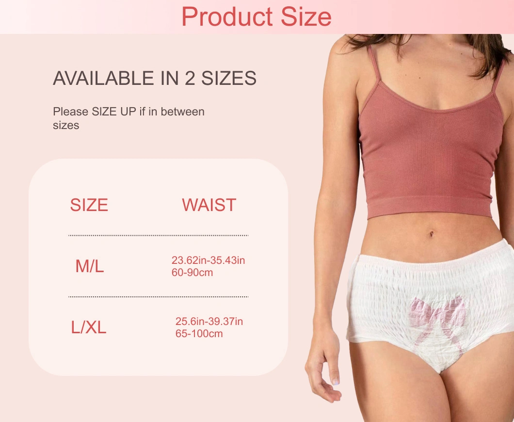 Wholesale High Quality Disposable Menstrual Pants Super Absorption Woman Sanitary Napkin Pants