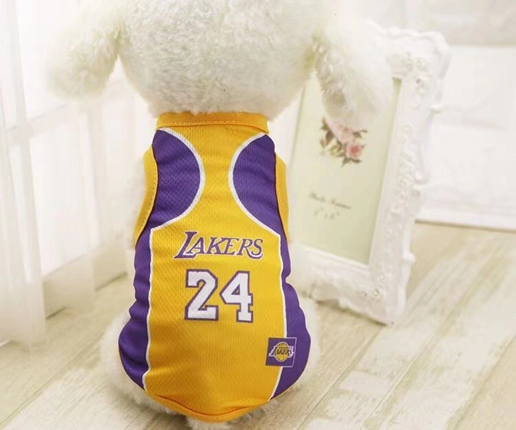 Customized Football Basketball Pet Apparel Vest Dog Jerseys Soccer Team Pet Dog Jersey T-Shirt