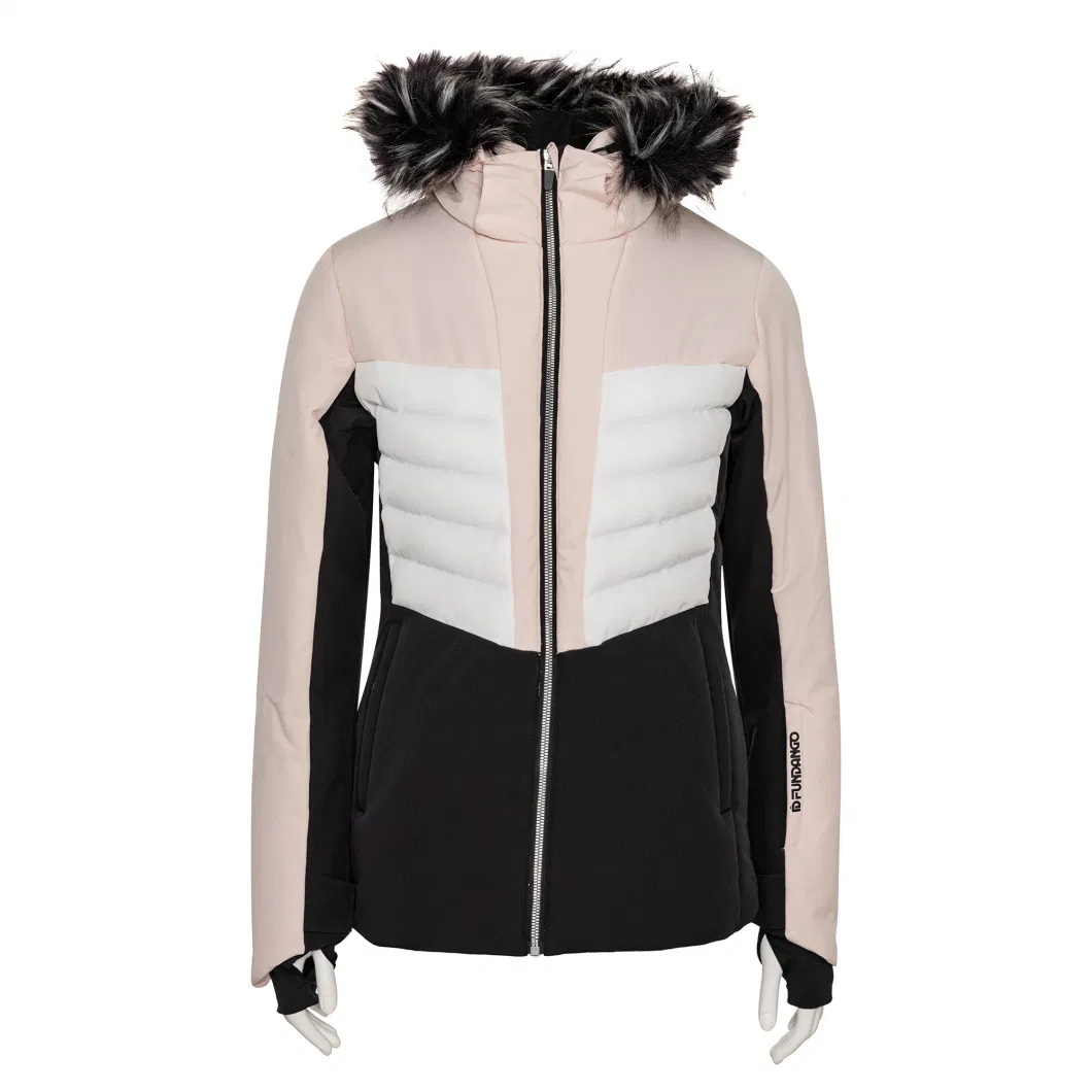 Women&prime;s Fur-Lined Waterproof Ski Jacket