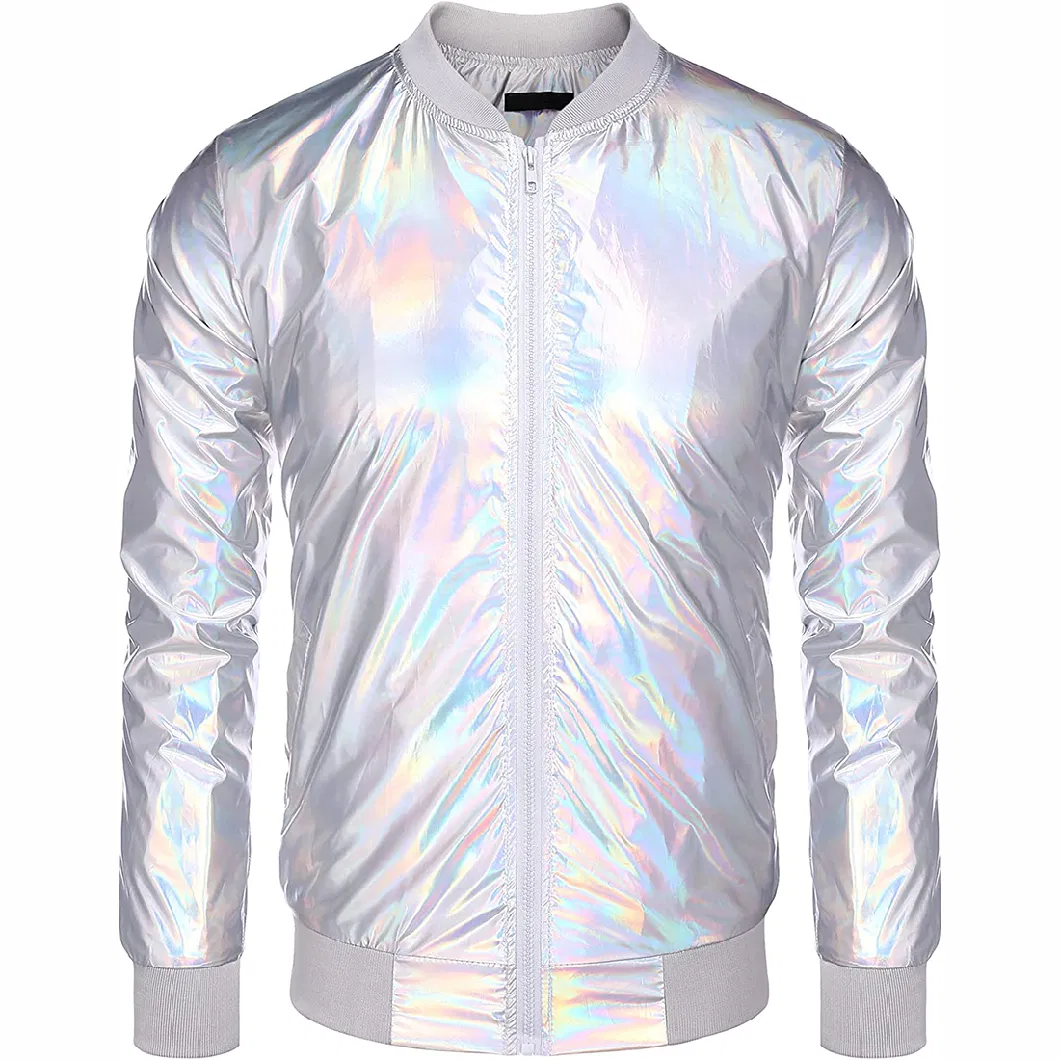 Hot Selling Fashion Jacket Glitter Down Winter Shiny Custom Coats for Men