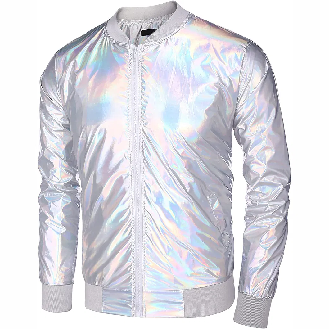 Hot Selling Fashion Jacket Glitter Down Winter Shiny Custom Coats for Men