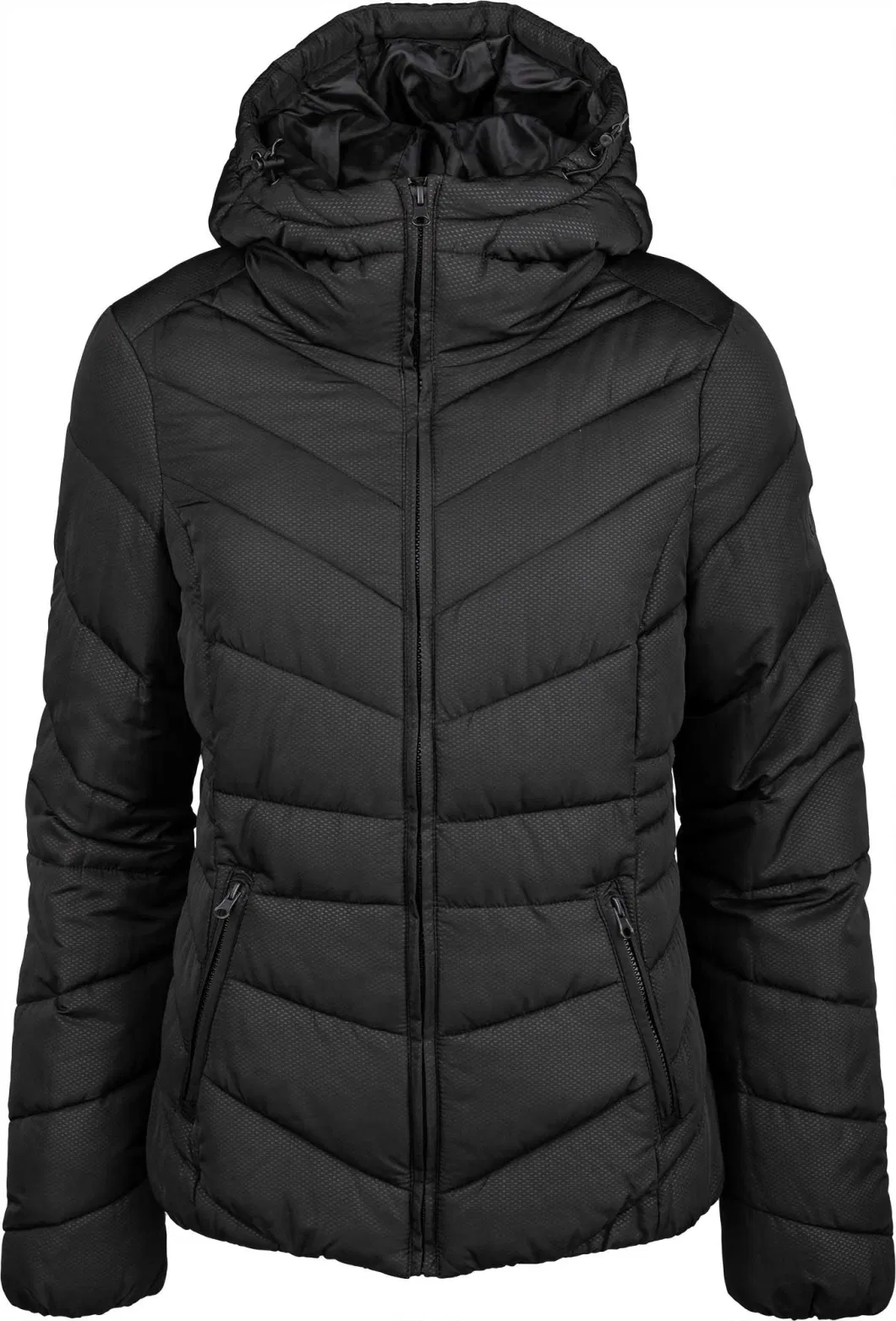 Women&prime;s Insulated Padded Warm Winter Puffer Jacket with Hood