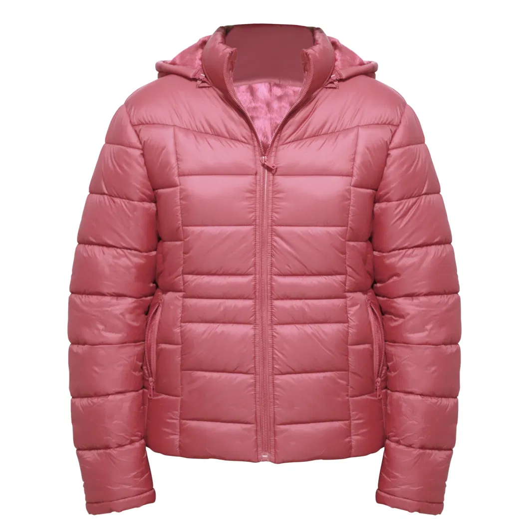 New Women&prime; S Winter Coat Down Jacket for Lady with Detachable Hood