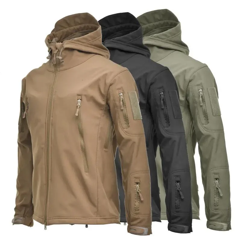 OEM High Quality Windproof Waterproof Hot Sell Outdoor Men Jacket Fleece