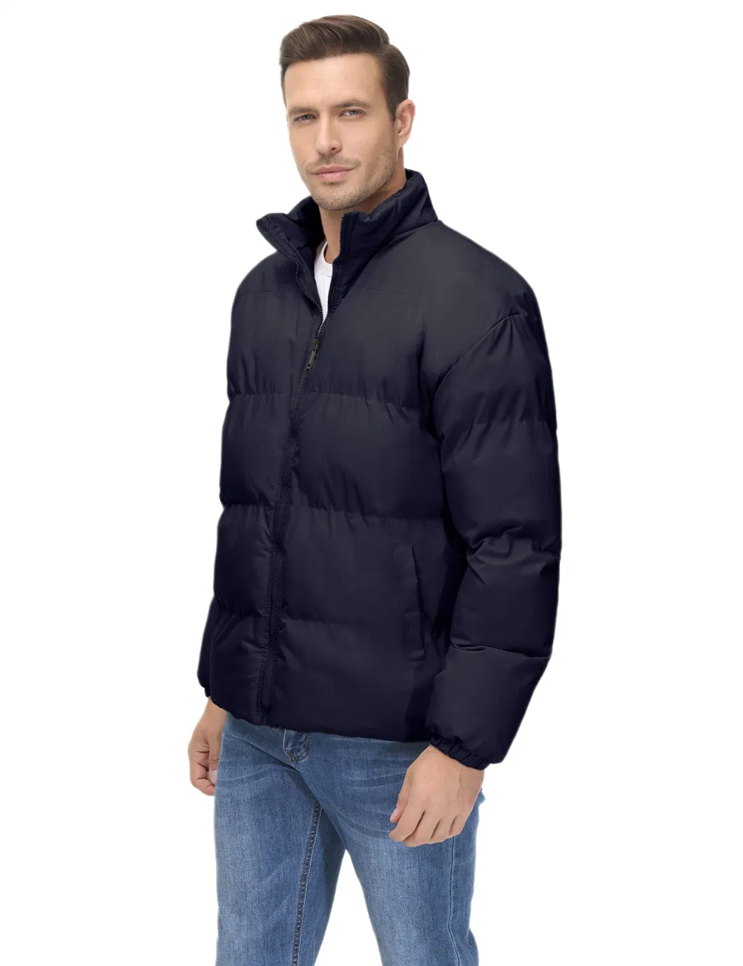 Men&prime;s Padding Windbreak Lightweight Down Jacket Warm out Door Vest Fordham Jacket