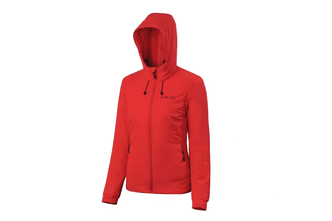 Manufacture Winter Sports Wear Women Red Rain Fational Lightweight Coat Waterproof Jacket