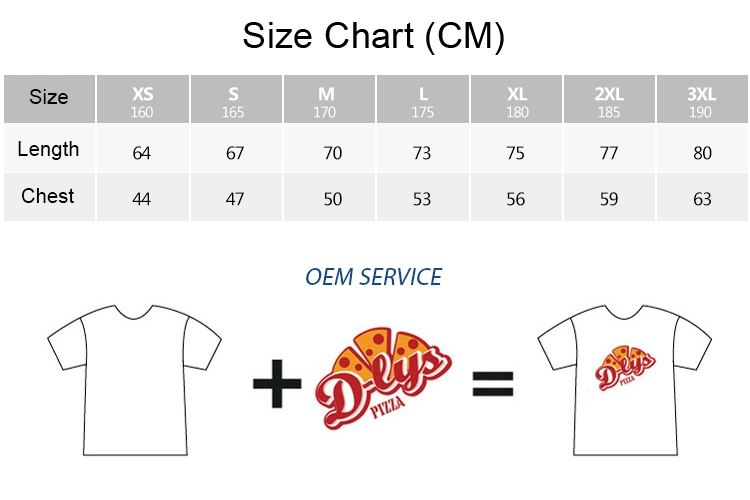 OEM Customized Cotton Design Your Own Logo T-Shirt