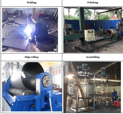 Mixing Tank Steam Food Grade Tomato Paste Jacket Steam Heated Blending and Mixing Tank