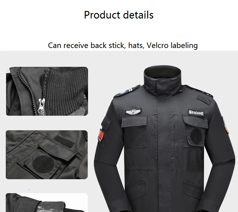 Security Jacket - Police Jacket - Safety Windbreaker - Men Work Wear Coat