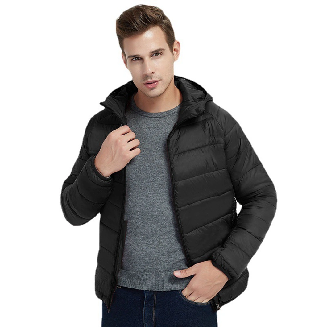 Wholesale Casual Winter Custom Waterproof Down Shiny Puffer Bomber Jacket Men Women