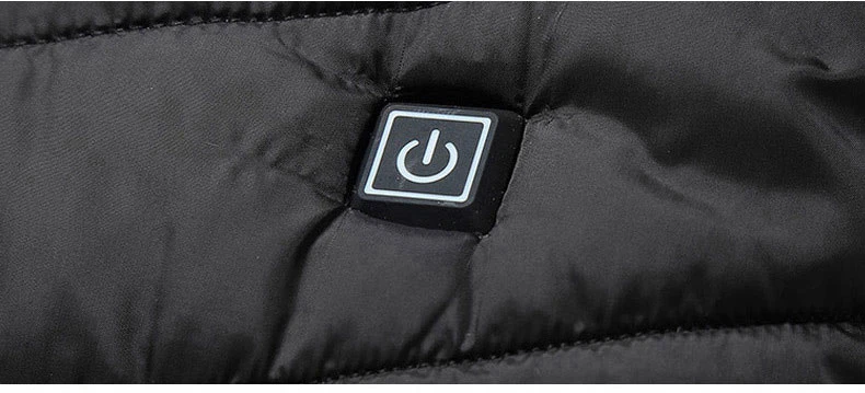 OEM Custom Logo Women and Men Washable Lightweight Cotton 4 Heated Zones Fast Heated Vest Jacket