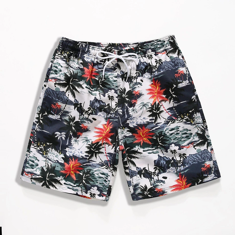 Custom Printed Mesh Beach Men Short for Hot Weather Stripes Board Shorts